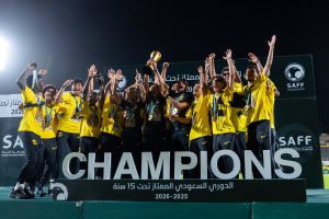 العميد الصغير يتألق: تتويج الاتحاد بلقب الدوري السعودي تحت 15 عامًا يرسخ ريادة المواهب