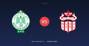 ملخص وأهداف مباراة الرجاء الرياضي وحسنية أكادير (2 – 0) – البطولة المغربية