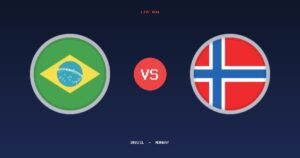 ملخص وأهداف مباراة البرازيل والنرويج (1 – 2) – كأس العالم